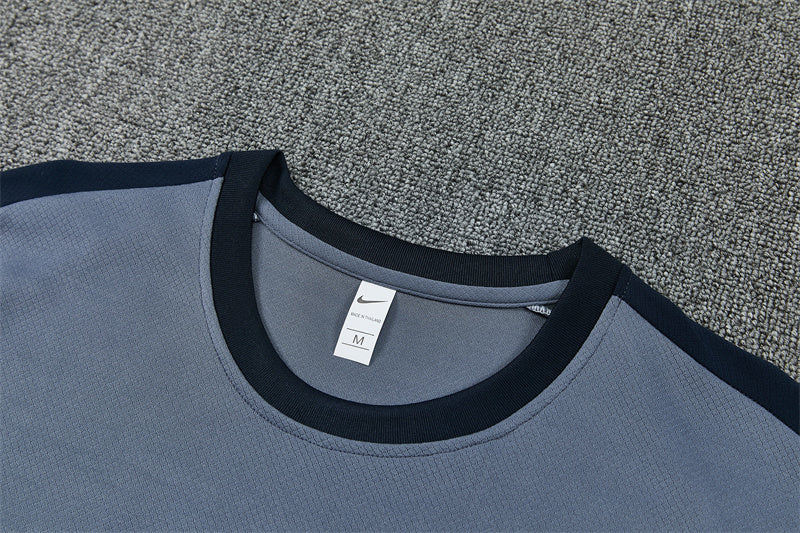 England Grey/Blue Shorts Training Set
