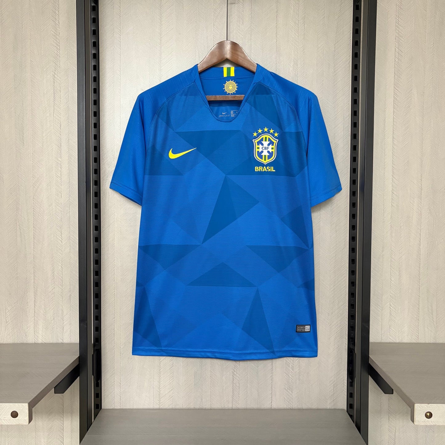 2018 Retro Brazil Away Jersey