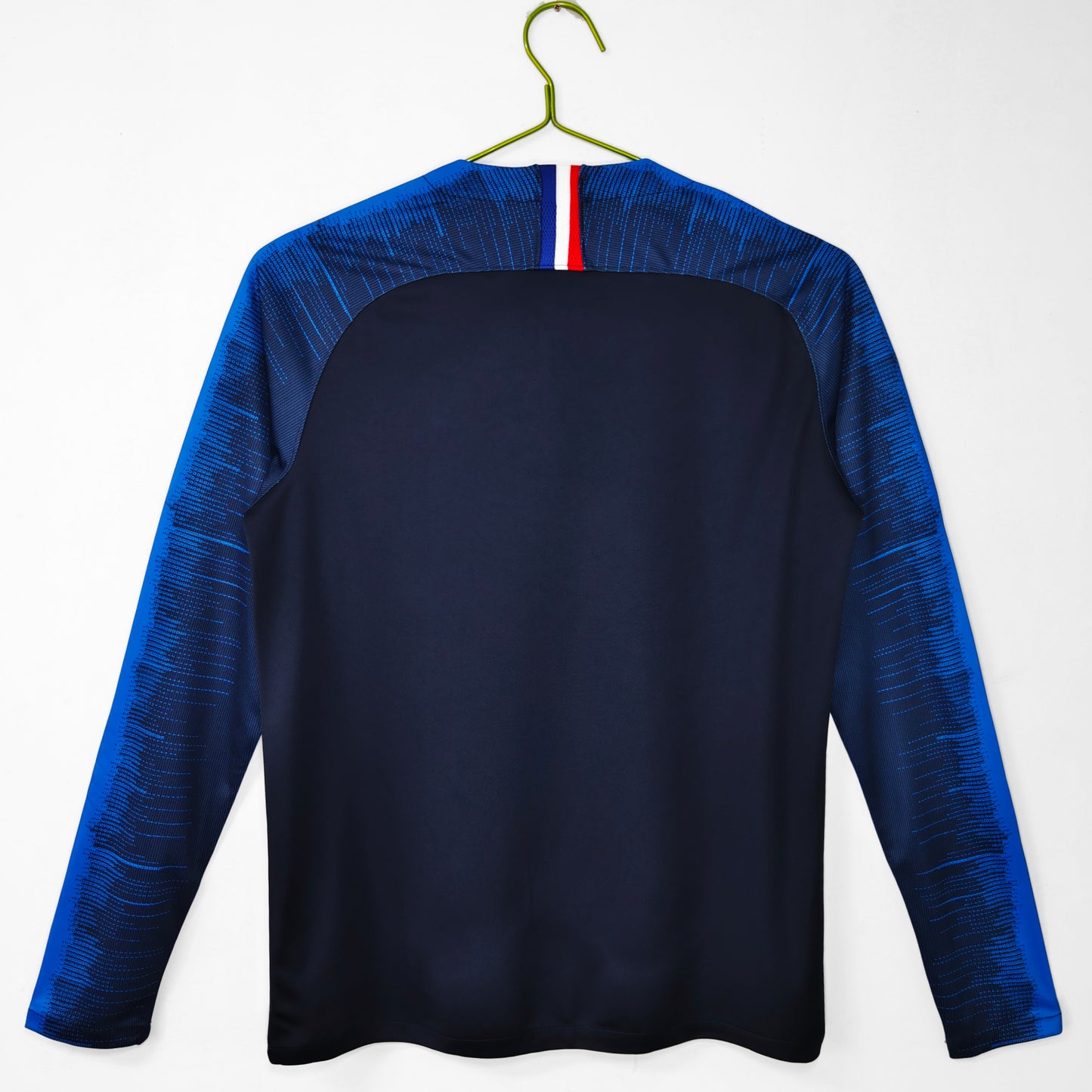 2018 France Retro Home Jersey (Long Sleeve)