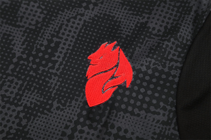 25/26 AC Milan Black/Red Shorts Training Set