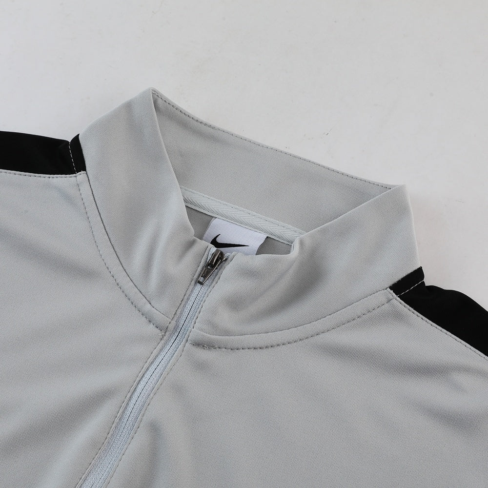 Nike Academy Grey And Black Dri-Fit Tracksuit
