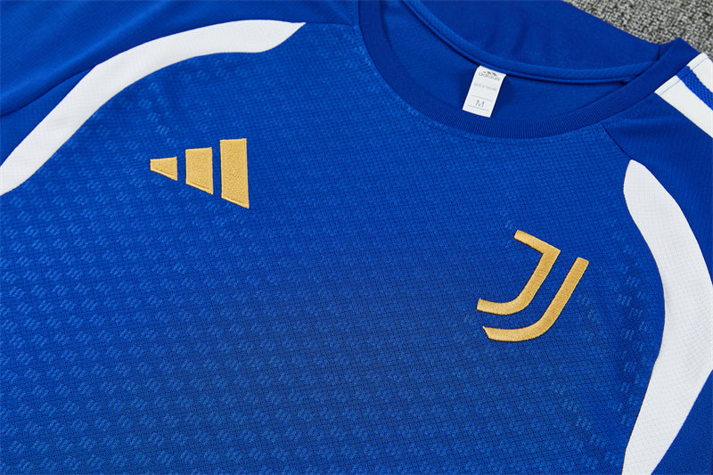 26/27 Juventus Blue/White Shorts Training Set