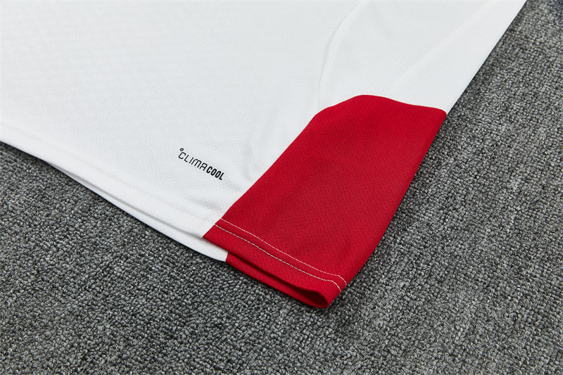 Spain White/Red Shorts Training Set