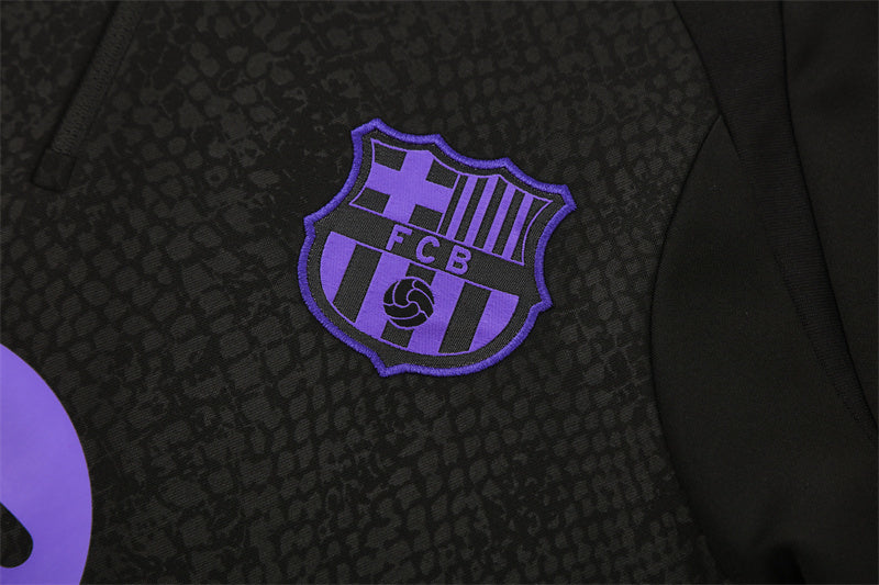 FC Barcelona x Kobe Bryant Black 1/4 Zip Tracksuit