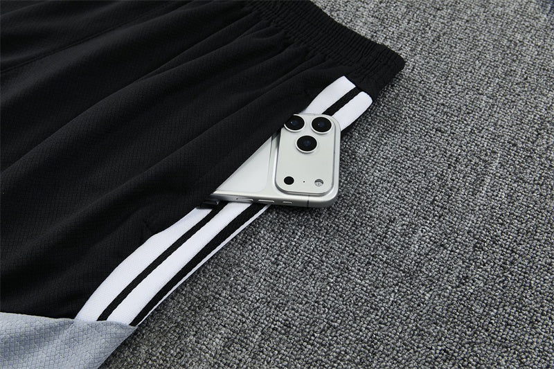 Spain Grey/Black Shorts Training Set