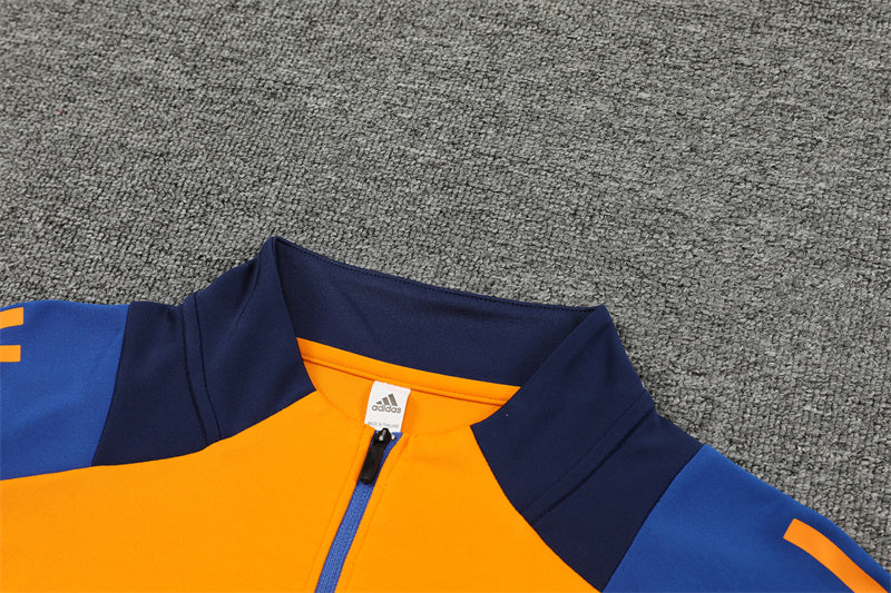 24/25 Juventus Orange 1/4 Zip Tracksuit