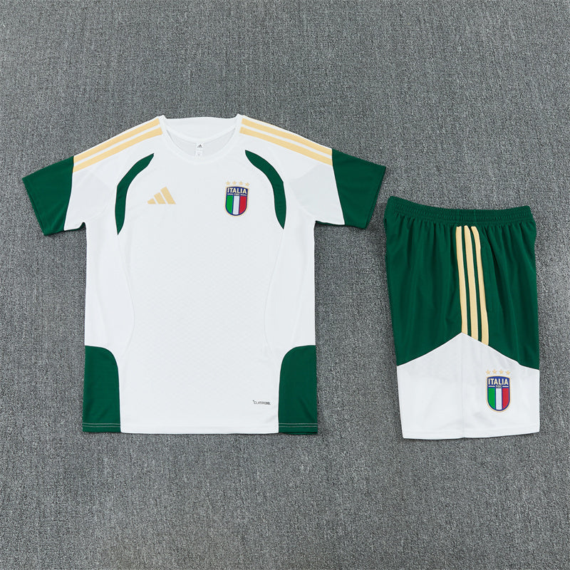 Italy White/Green Shorts Training Set