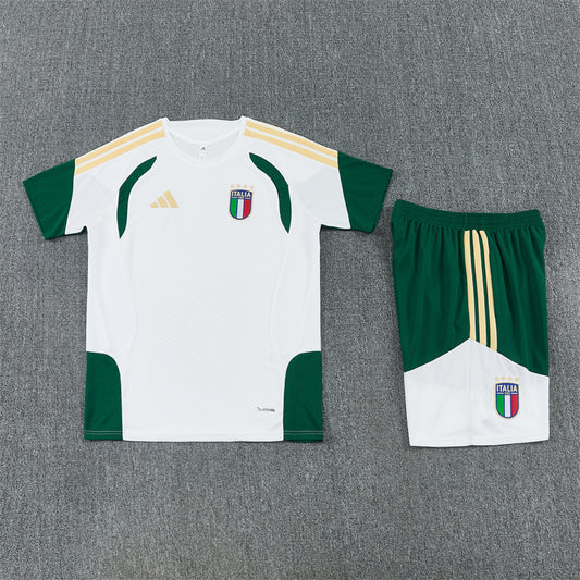 Italy White/Green Shorts Training Set