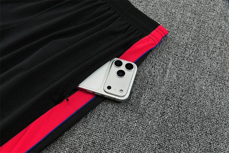 26/27 PSG White/Black/Red Shorts Training Set