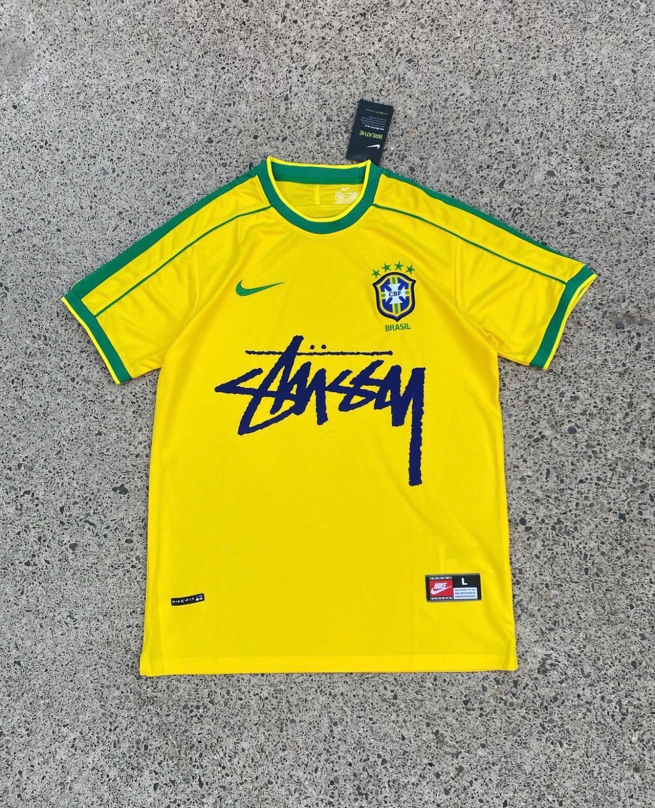 Retro Brazil x Stussy Jersey