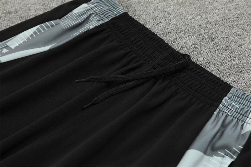 2025 Italy Black 1/4 Zip Tracksuit