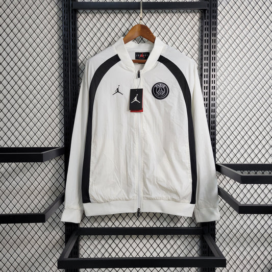 Jordan x PSG White And Black Windbreaker