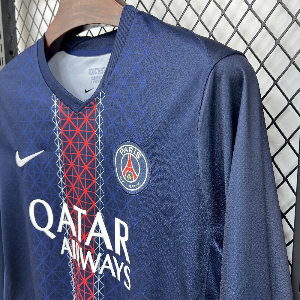 25/26 PSG Home Jersey (Long Sleeve)