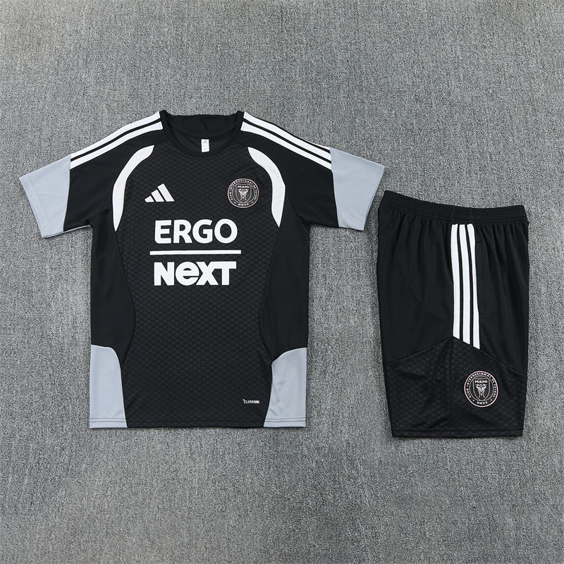 26/27 Inter Miami Black/Grey Shorts Training Set