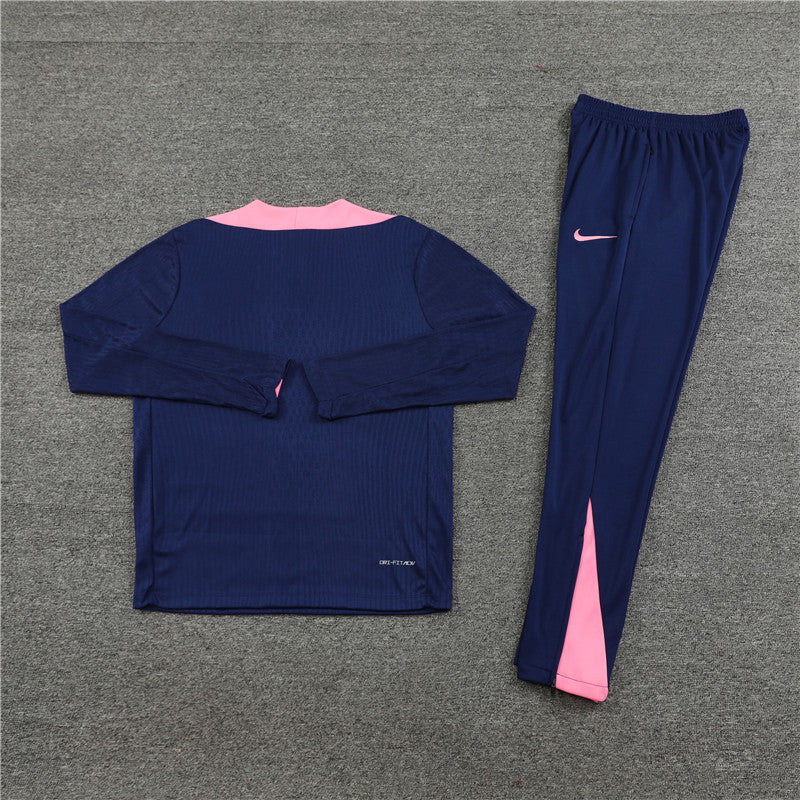 24/25 Atletico Madrid Dark Blue 1/4 Zip Tracksuit