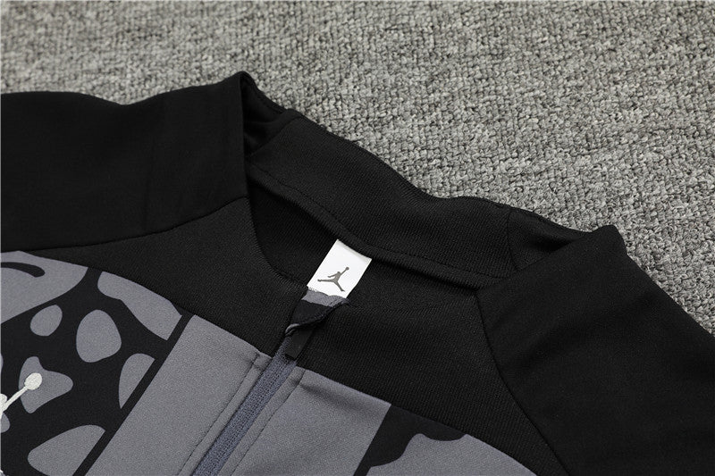 23/24 Jordan x PSG Grey Camo 1/4 Zip Tracksuit