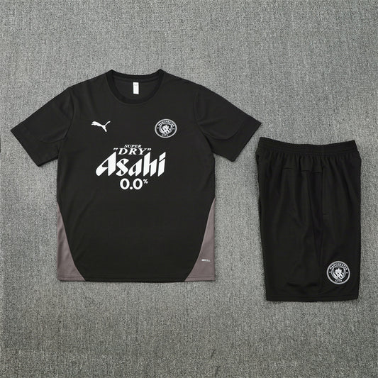 Manchester City Black Shorts Training Set