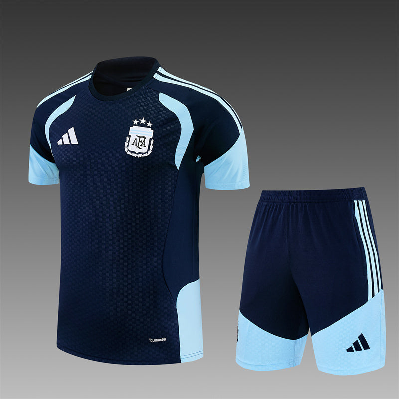 Argentina Dark Blue Shorts Training Set