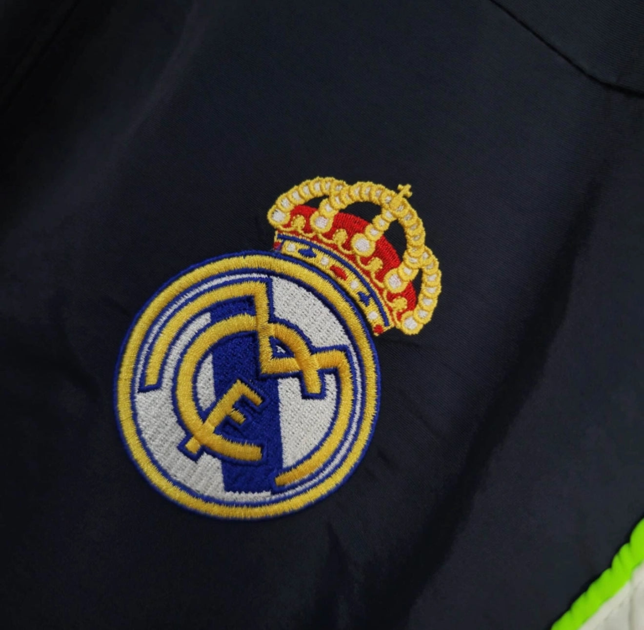 Retro Real Madrid Windbreaker