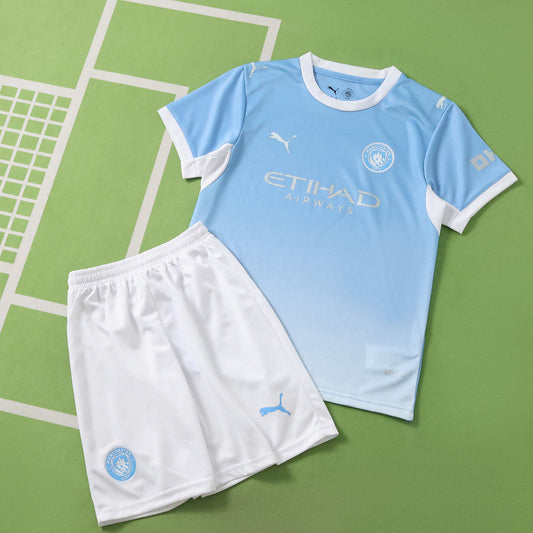 26/27 Manchester City Home Kids Kit