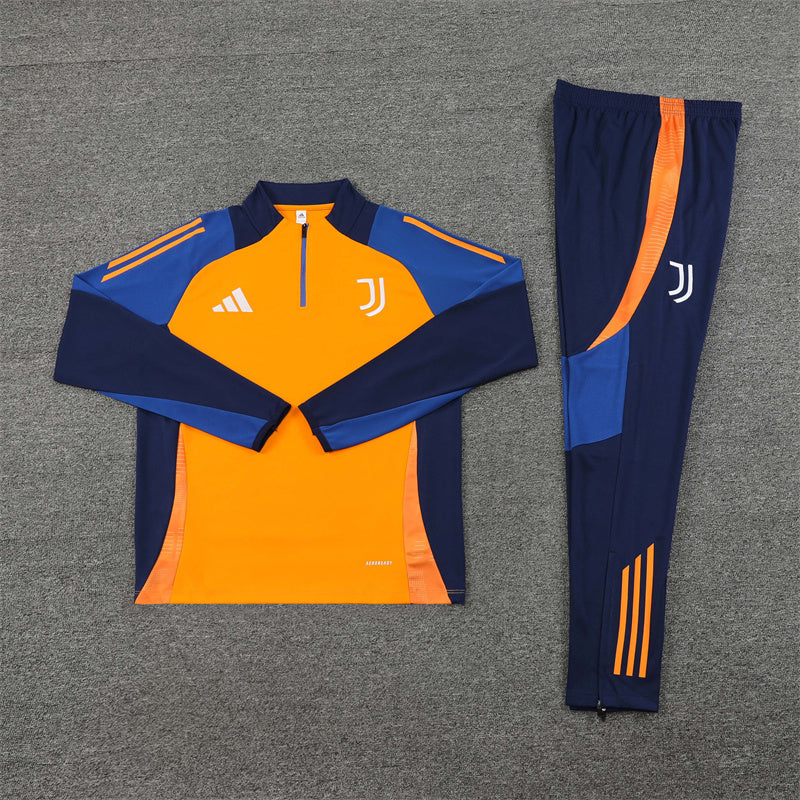 24/25 Juventus Orange 1/4 Zip Tracksuit