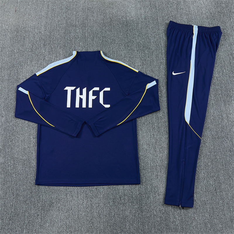 Tottenham Dark Blue 1/4 Zip Tracksuit