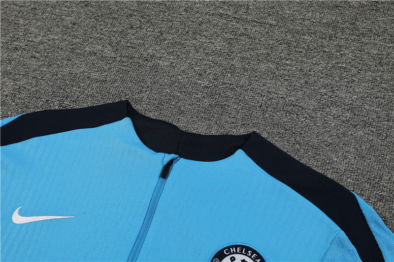 24/25 Chelsea FC Light Blue 1/4 Zip Tracksuit