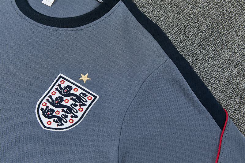 England Grey/Blue Shorts Training Set