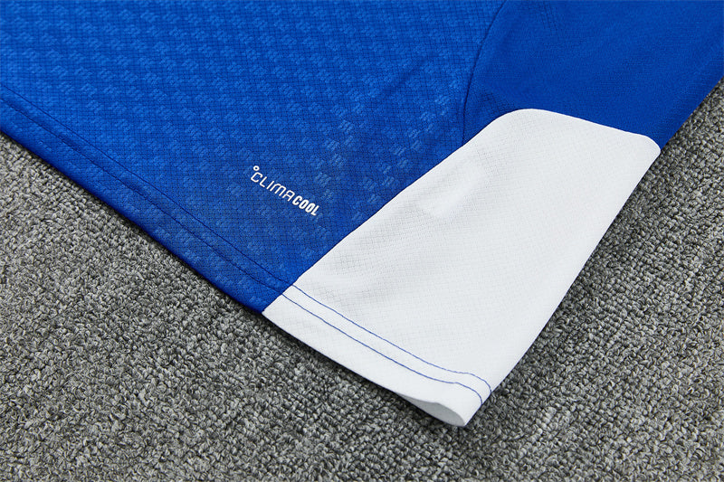 26/27 Juventus Blue/White Shorts Training Set
