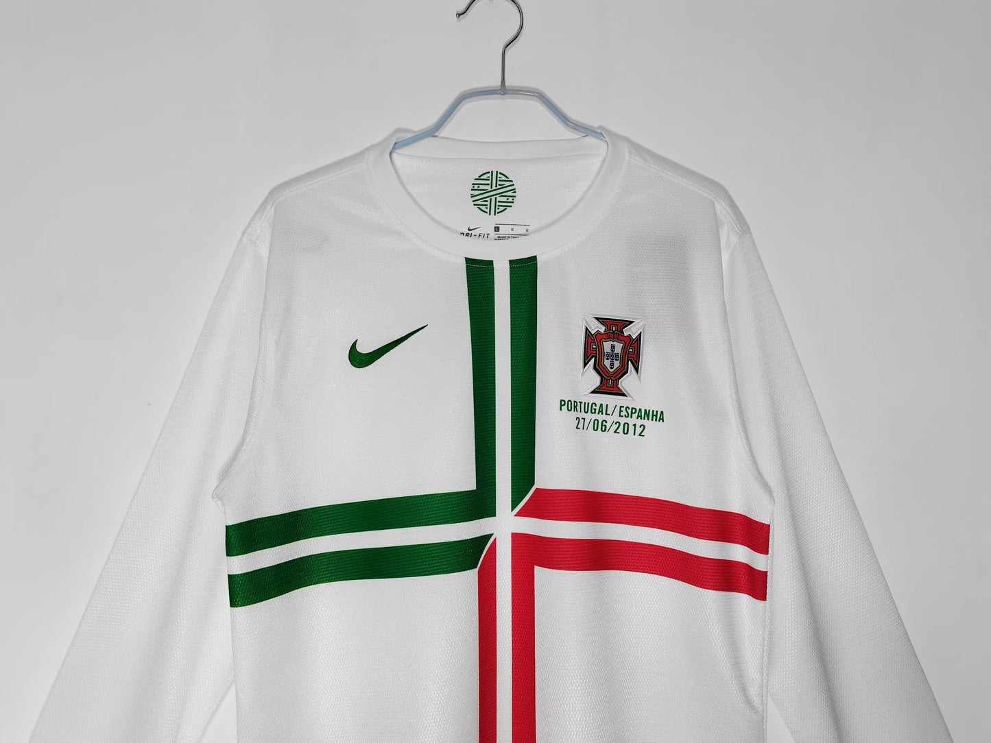 2012 Portugal Retro Away Jersey (Long Sleeve)