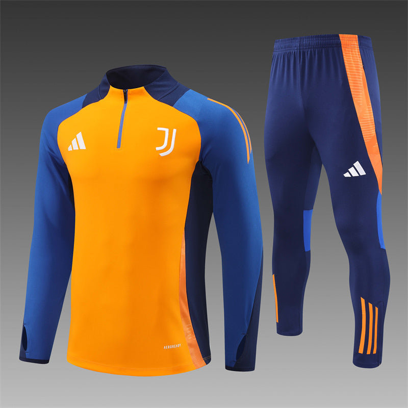 24/25 Juventus Orange 1/4 Zip Tracksuit