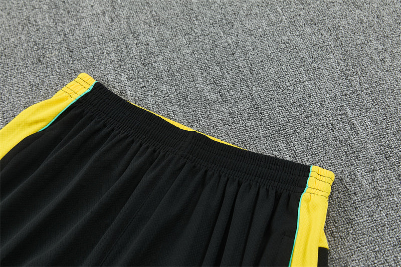 Brazil x Jordan Green/Yellow/Black Shorts Training Set