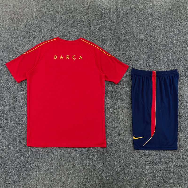 26/27 Barcelona Red/Blue Shorts Training Set