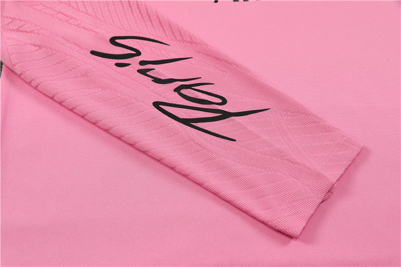 23/24 Jordan x PSG Pink 1/4 Zip Tracksuit
