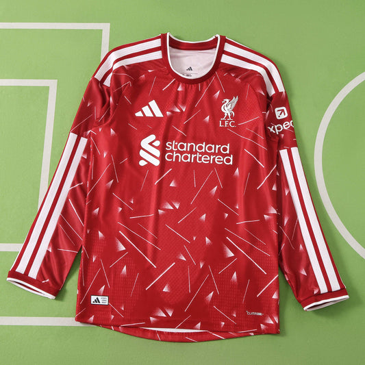 26/27 Liverpool Home Jersey (Long Sleeved)