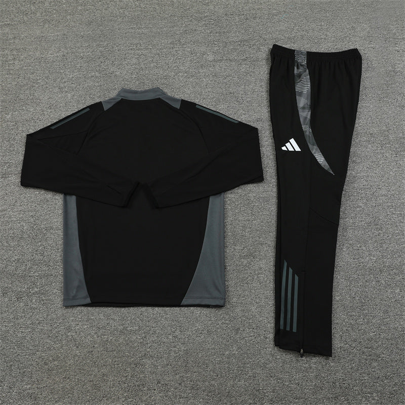 2025 Algeria Black 1/4 Zip Tracksuit