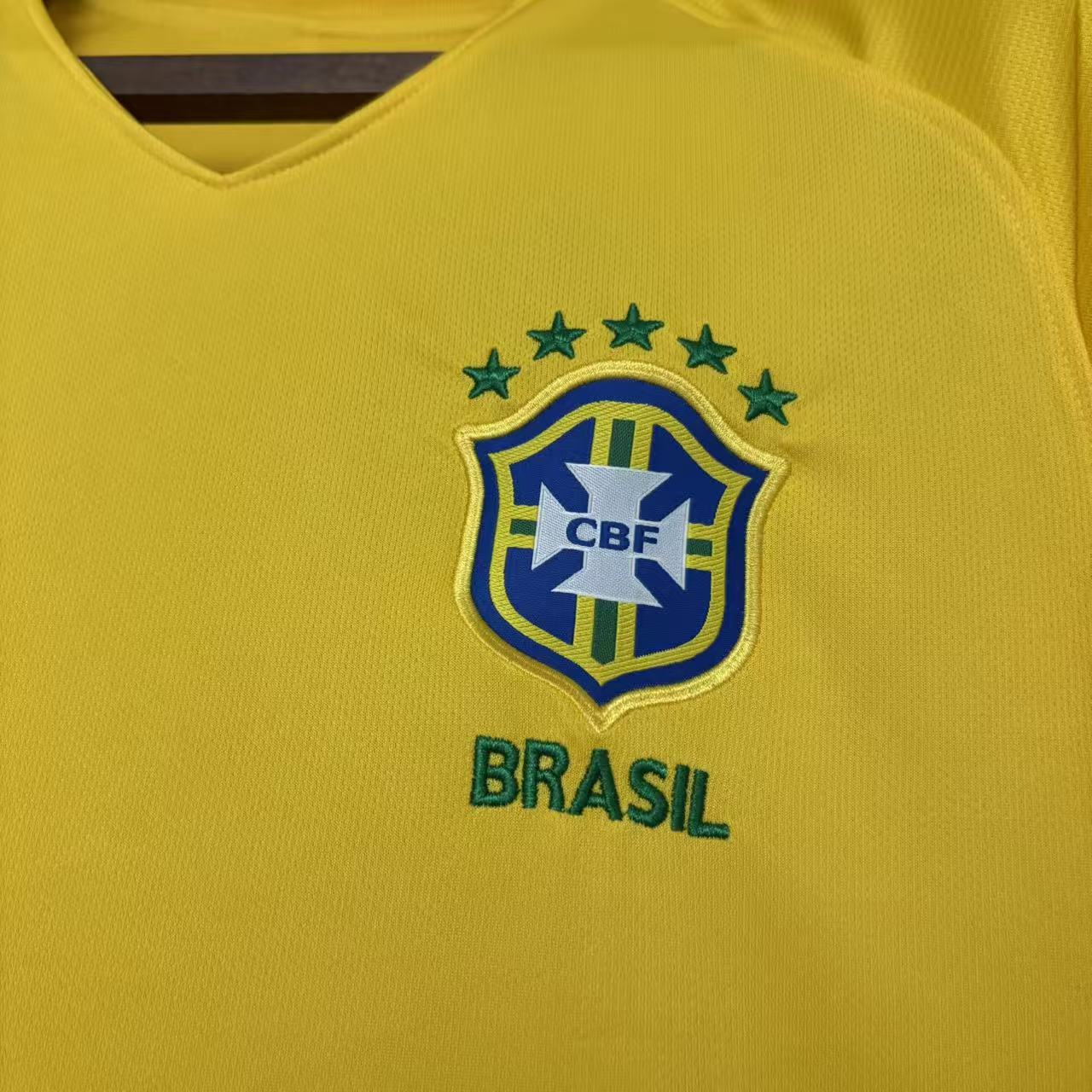 2018 Retro Brazil Home Jersey