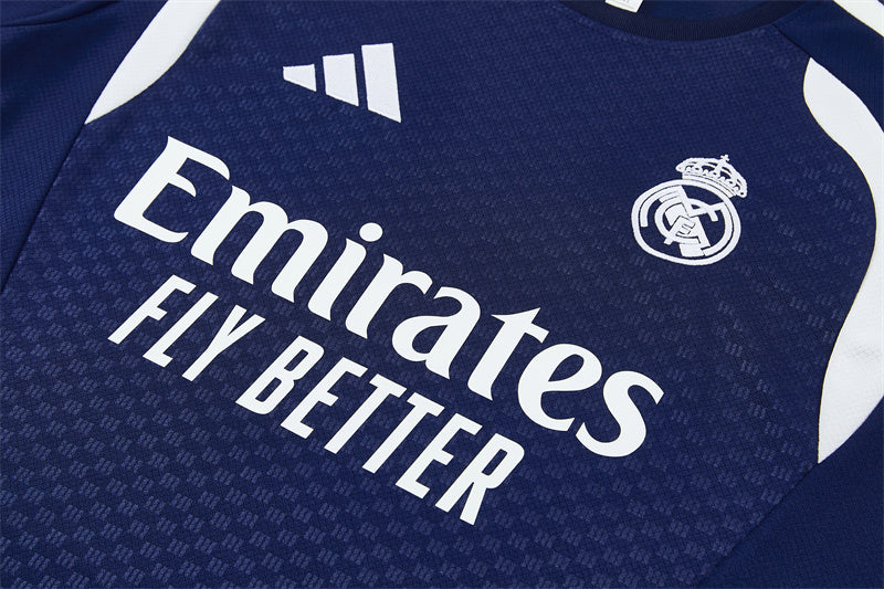 26/27 Real Madrid Dark Blue Shorts Training Set