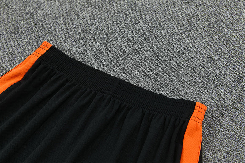 Netherlands Orange/Black Shorts Training Set