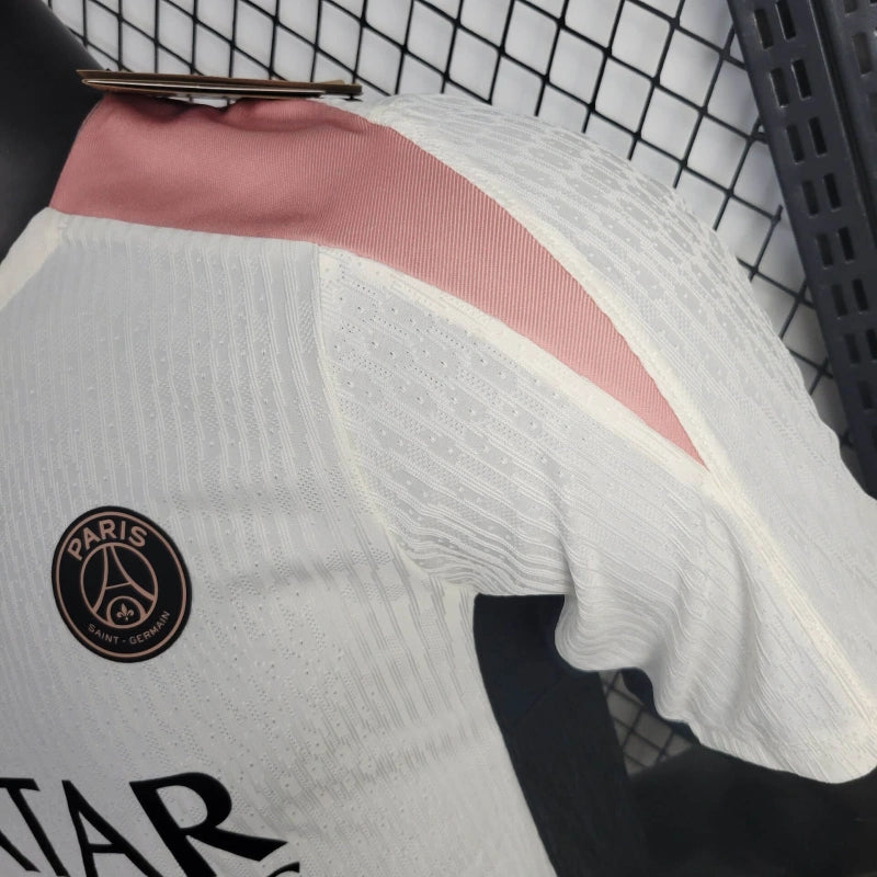 PSG beige and pink training jersey