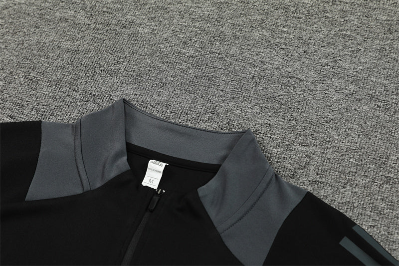 2025 Algeria Black 1/4 Zip Tracksuit