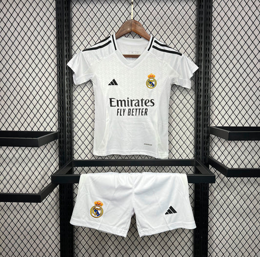 24/25 Real Madrid Home Kids Kit