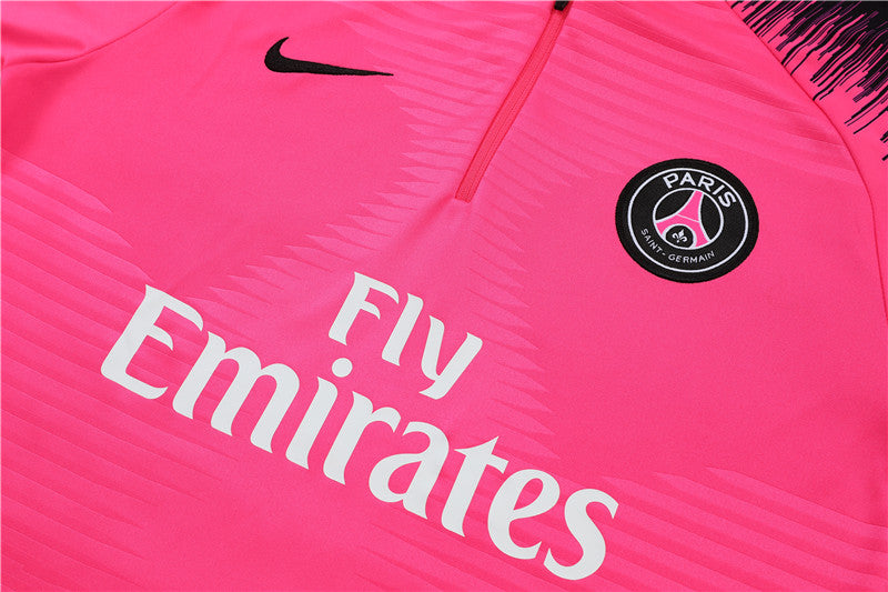 18/19 PSG Pink 1/4 Zip Tracksuit