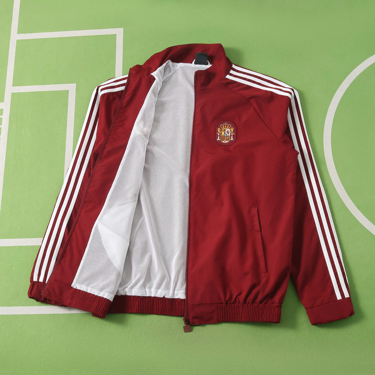 Spain Red Windbreaker