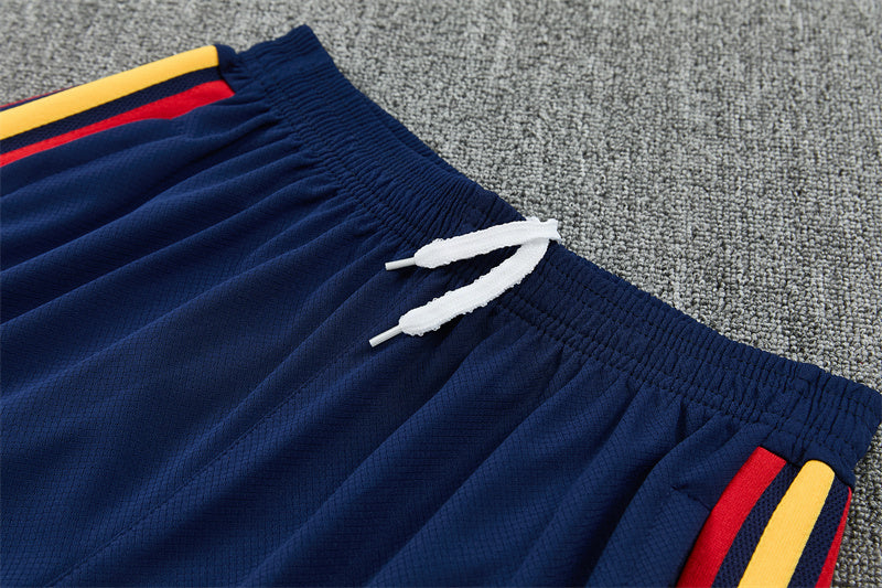 Spain White/Red Shorts Training Set