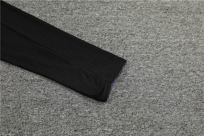 24/25 Jordan x PSG Black And Purple 1/4 Zip Tracksuit