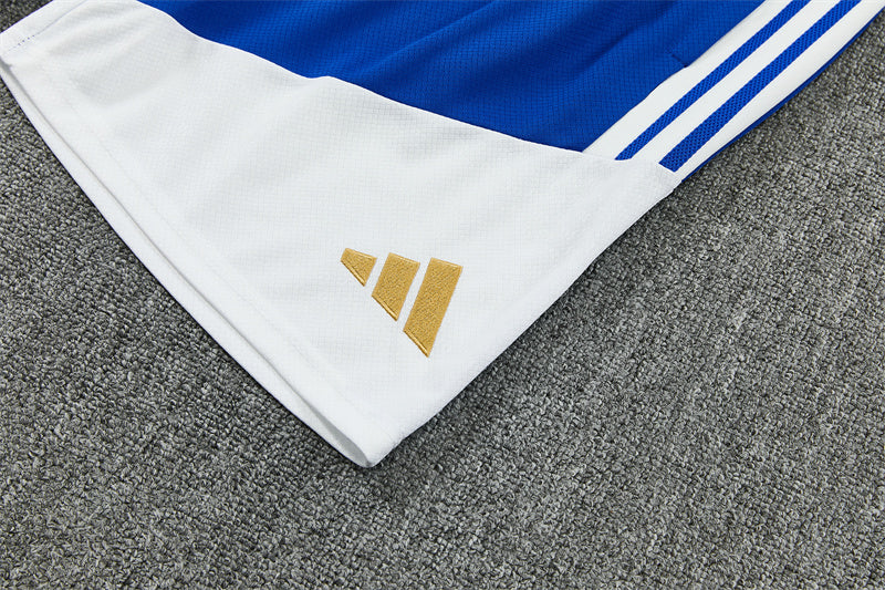 26/27 Juventus Blue/White Shorts Training Set