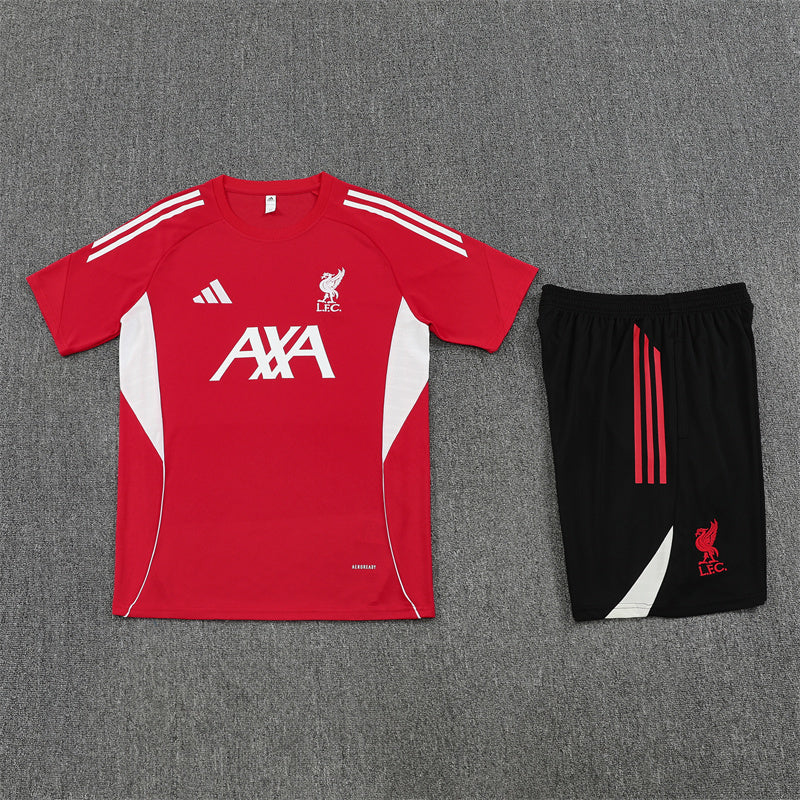 25/26 Liverpool Red/Black Shorts Training Set