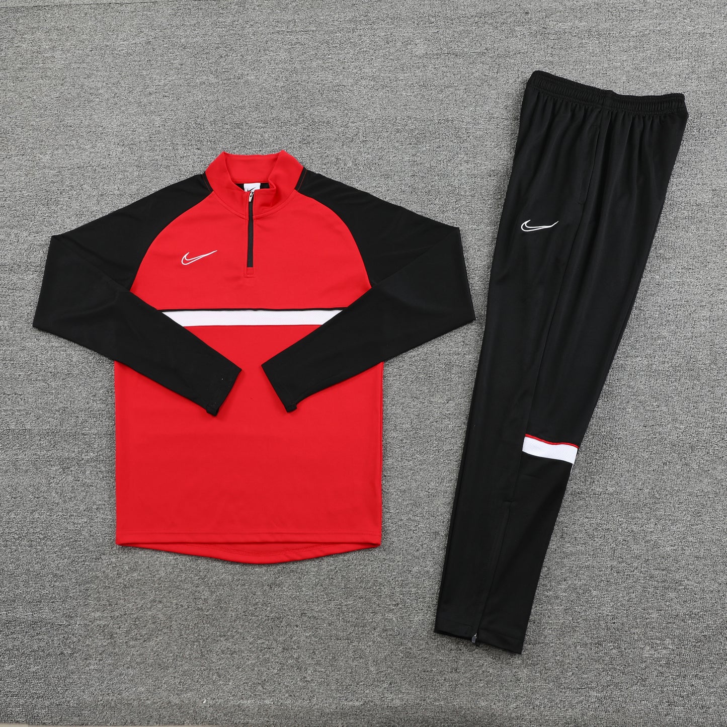 Nike Red 1/4 Zip Dri-Fit Tracksuit