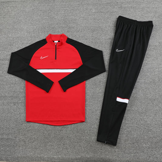 Nike Red 1/4 Zip Dri-Fit Tracksuit